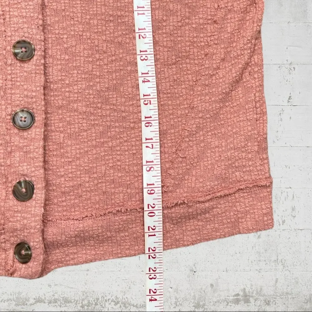 Two by Vince Camuto Peach Cardigan Sweater Size Large